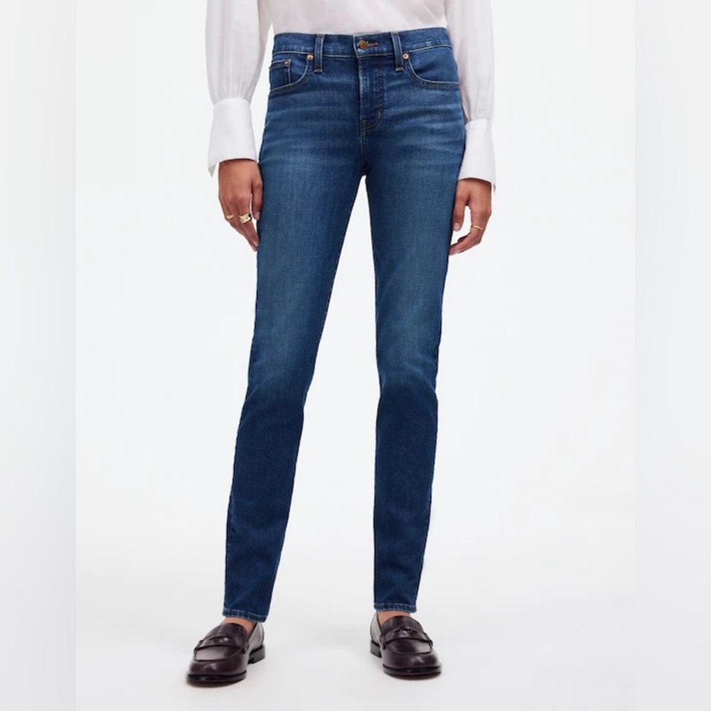 Madewell Women's Skinny Jeans in Deep Blue